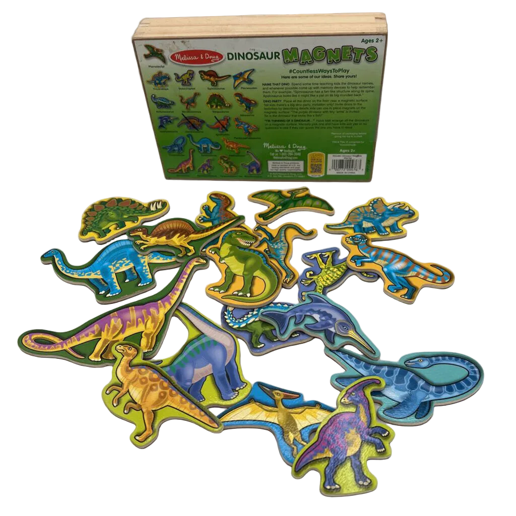 Dinosaur Magnets/ Missing 2 Pieces