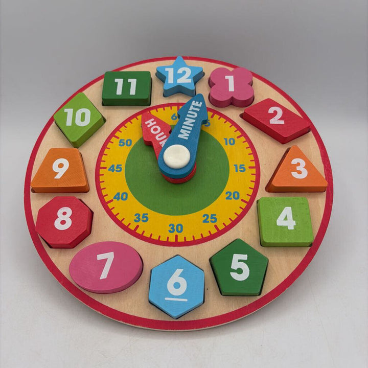 Shape Sorting Clock Puzzle