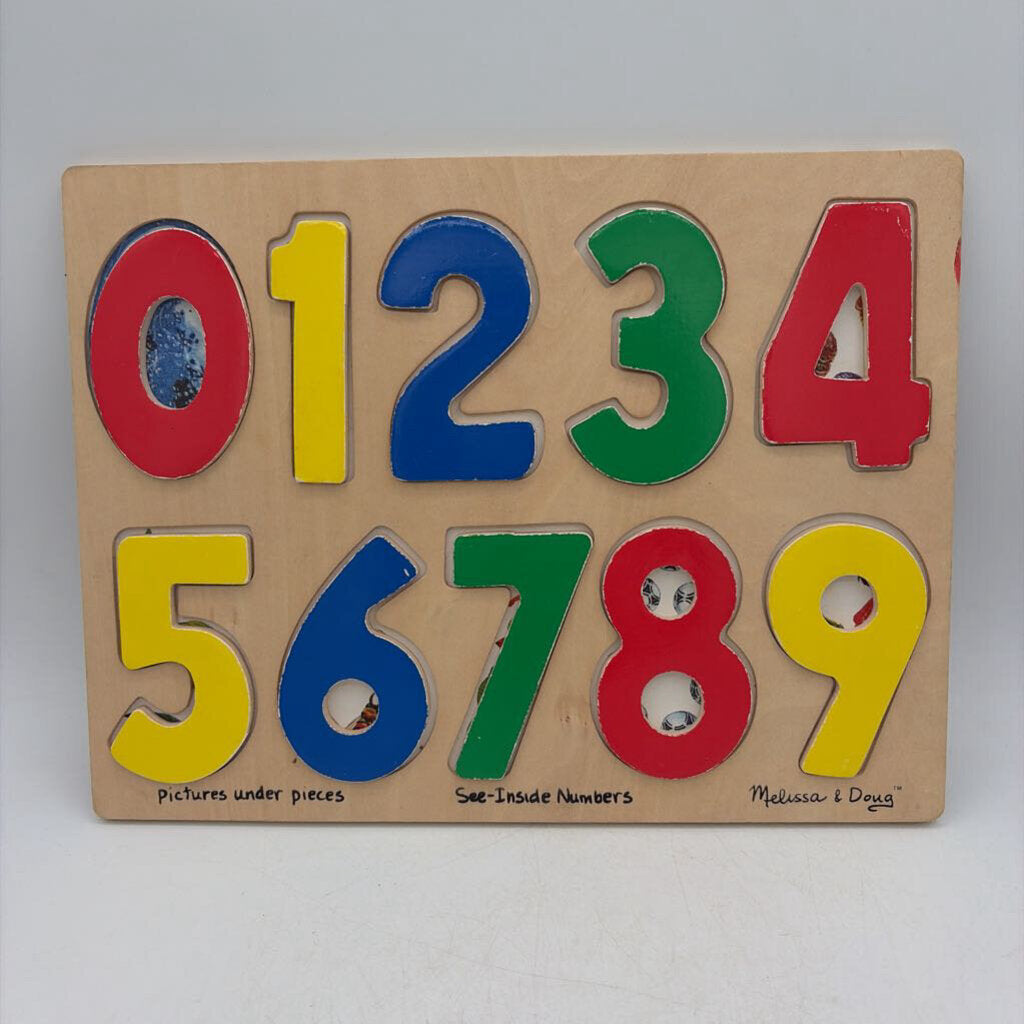 Wooden Number Puzzle