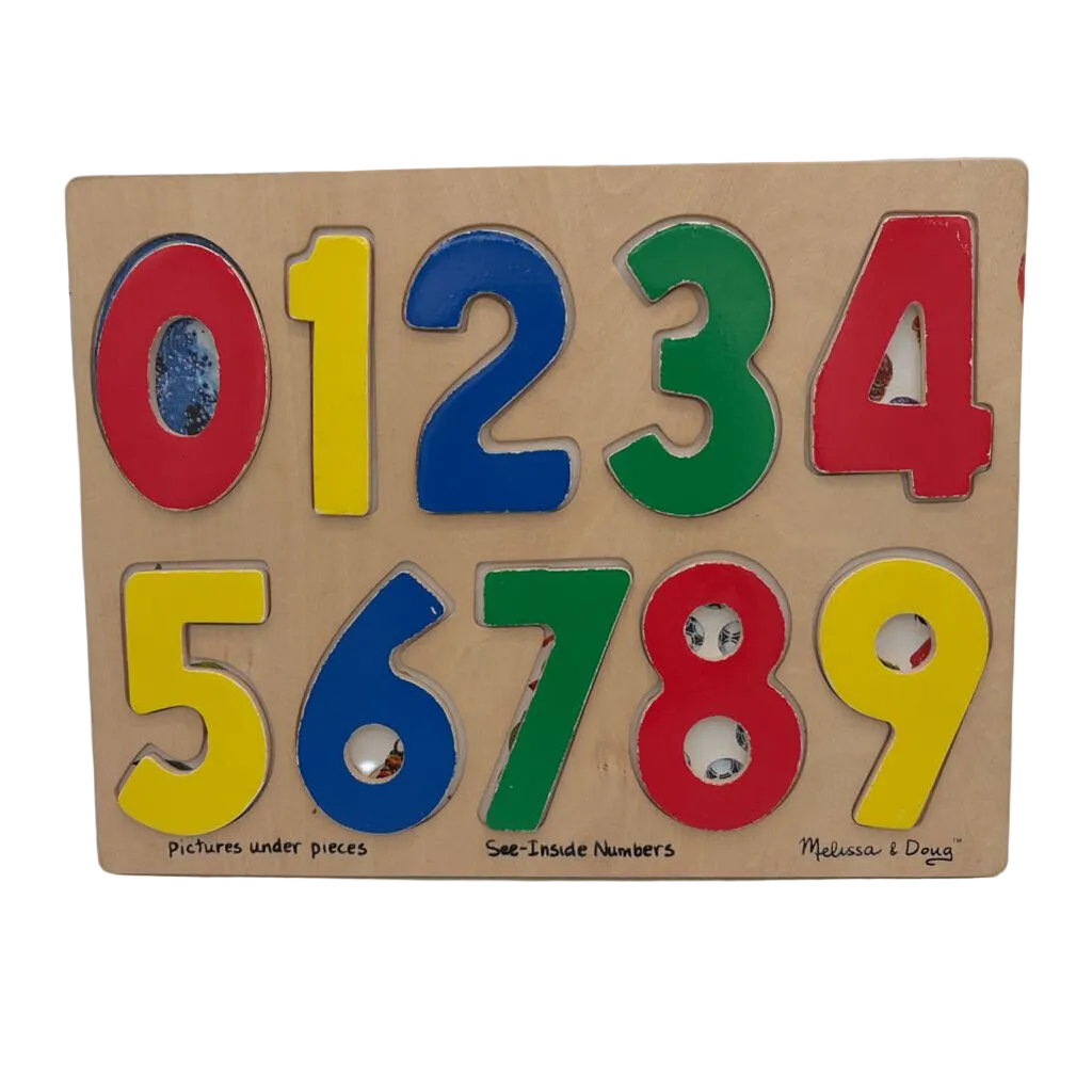 Wooden Number Puzzle