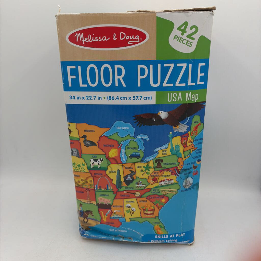 USA Map Floor Puzzle
