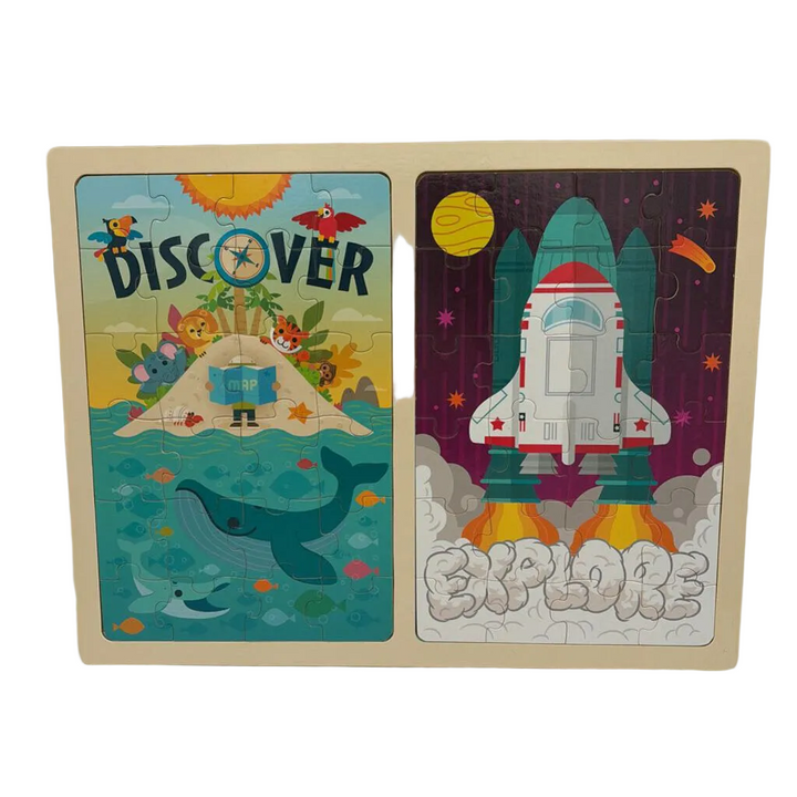 2-in-1 Puzzle / Discover Explore