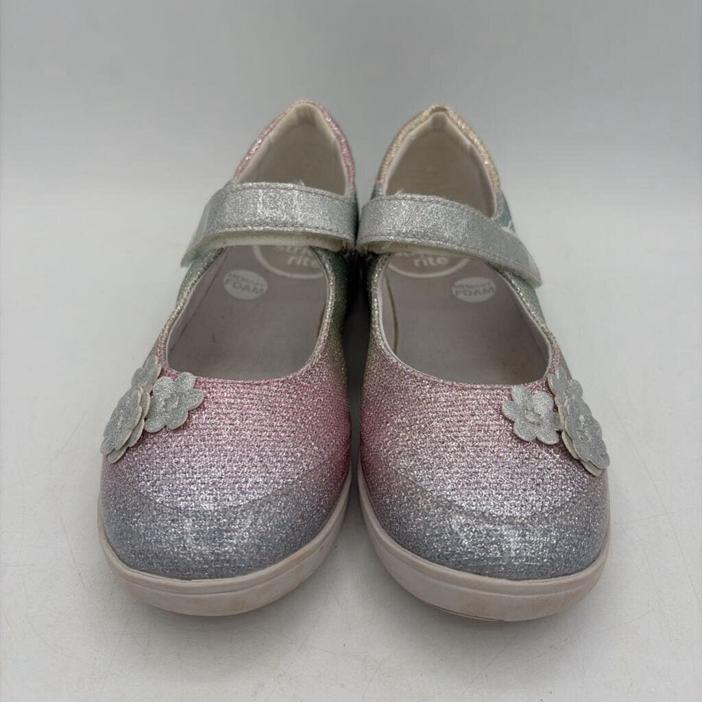 Slip on Mary Janes / Metallic Rainbow