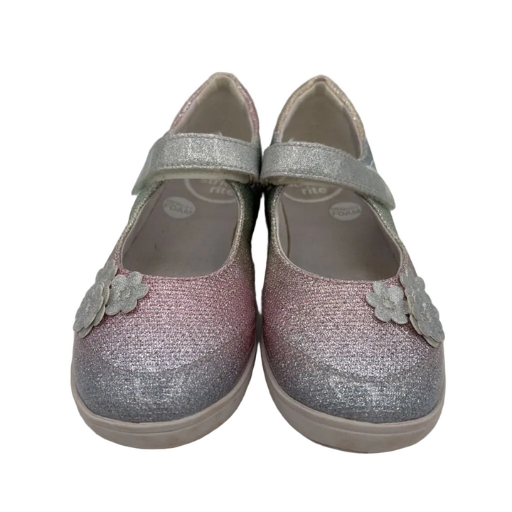 Slip on Mary Janes / Metallic Rainbow