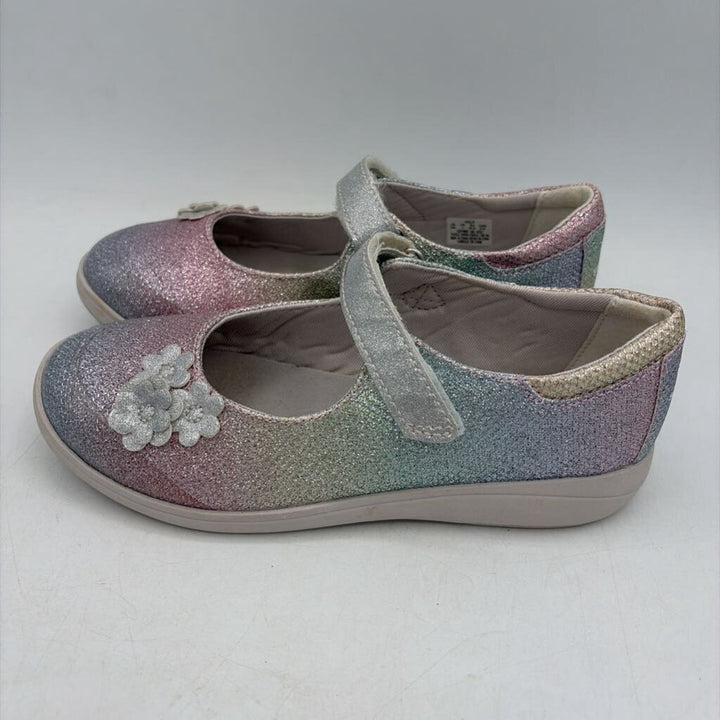 Slip on Mary Janes / Metallic Rainbow