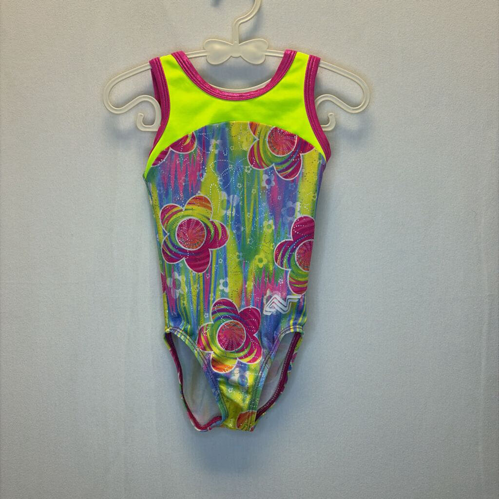 Tank Leotard: Flowers