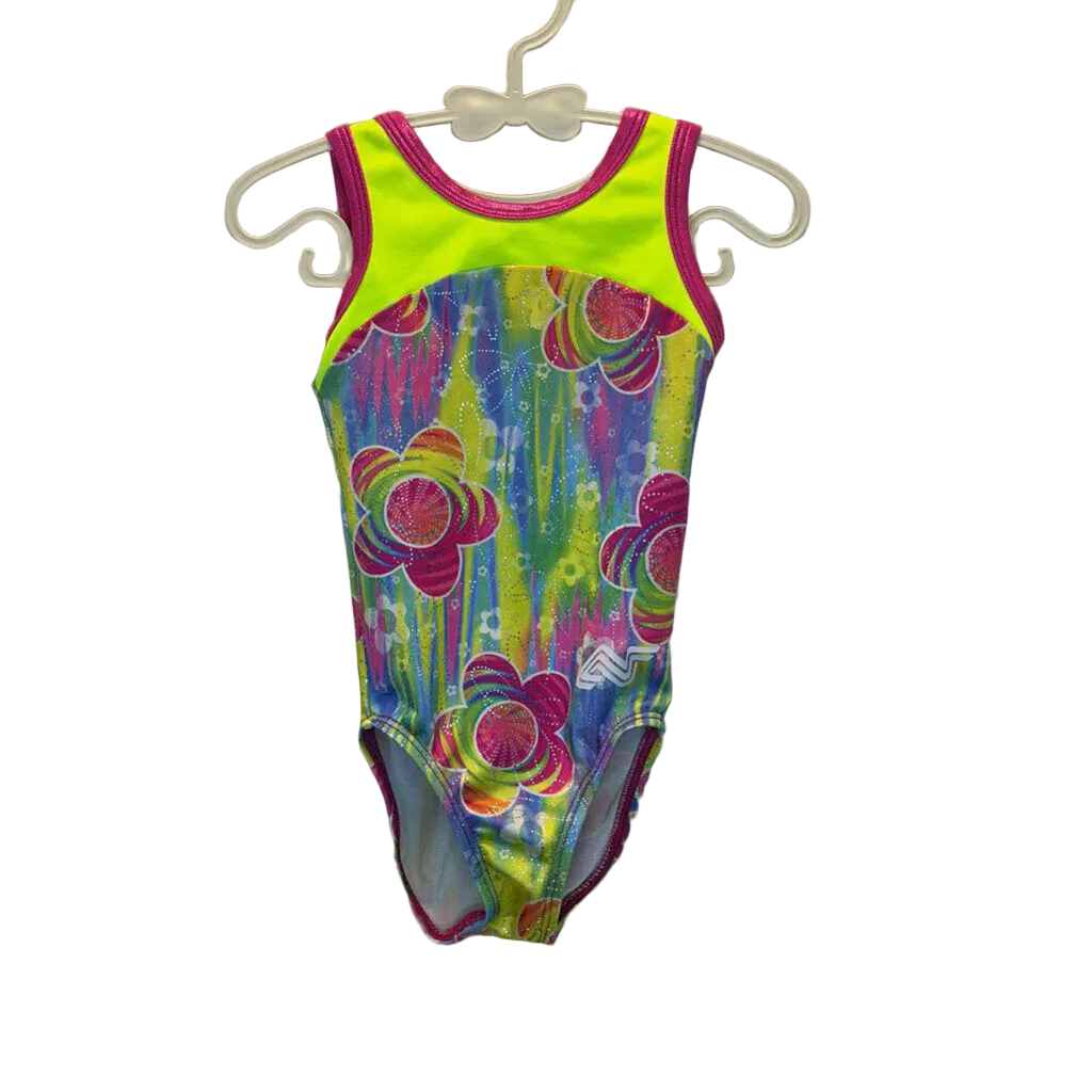 Tank Leotard: Flowers