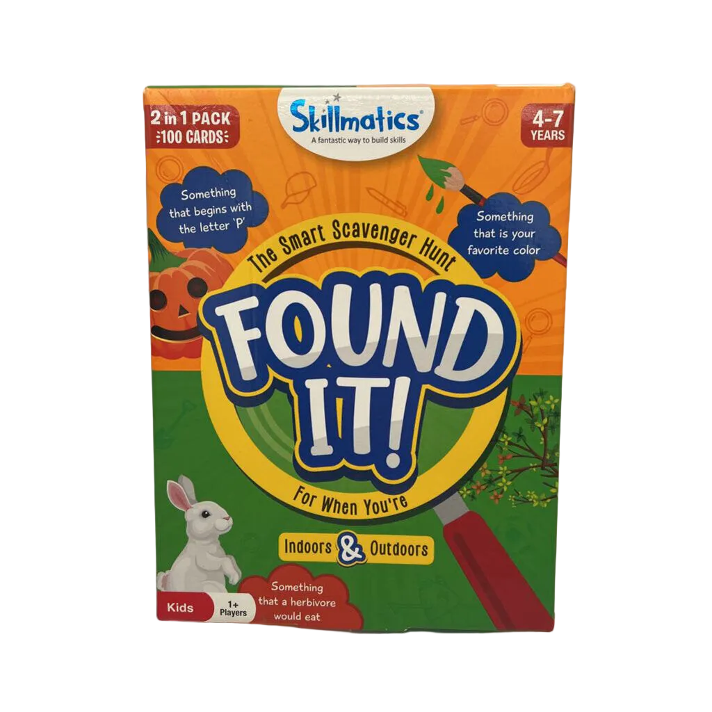 Found It! : Indoor/Outdoor Scavenger Hunt