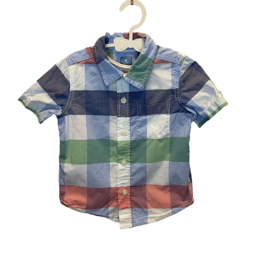 SS Collared Button Down / Plaid