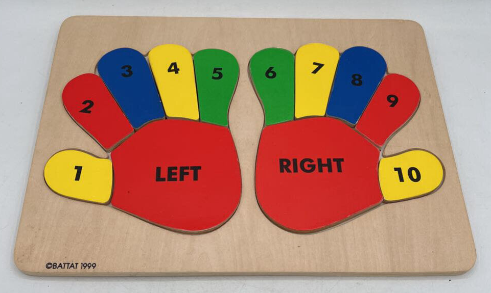 Wooden Hand Counting Puzzle