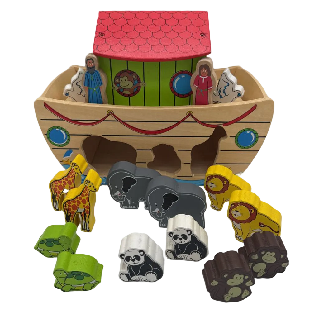 Wooden Noah's Ark/Slight Wear