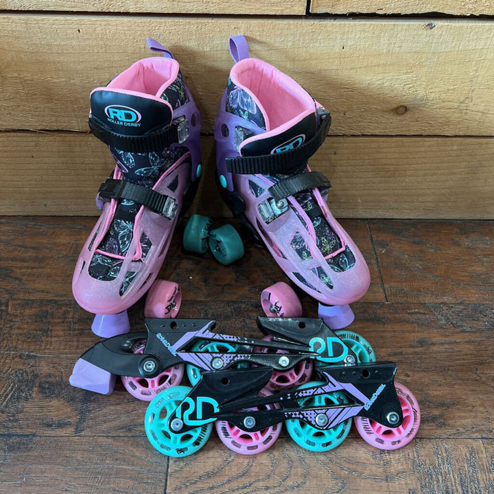 2-in-1 Quad & Roller Skates