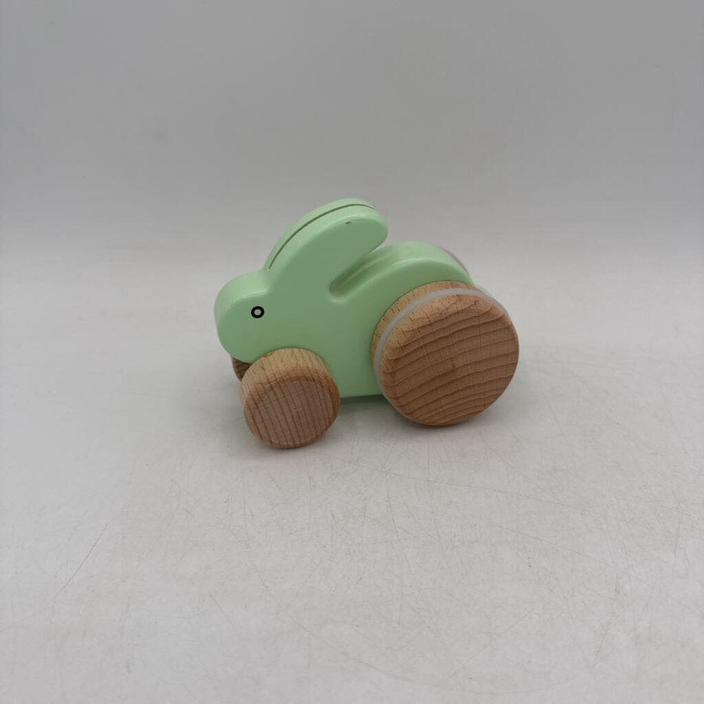 Wooden Hopping Rabbit Roller