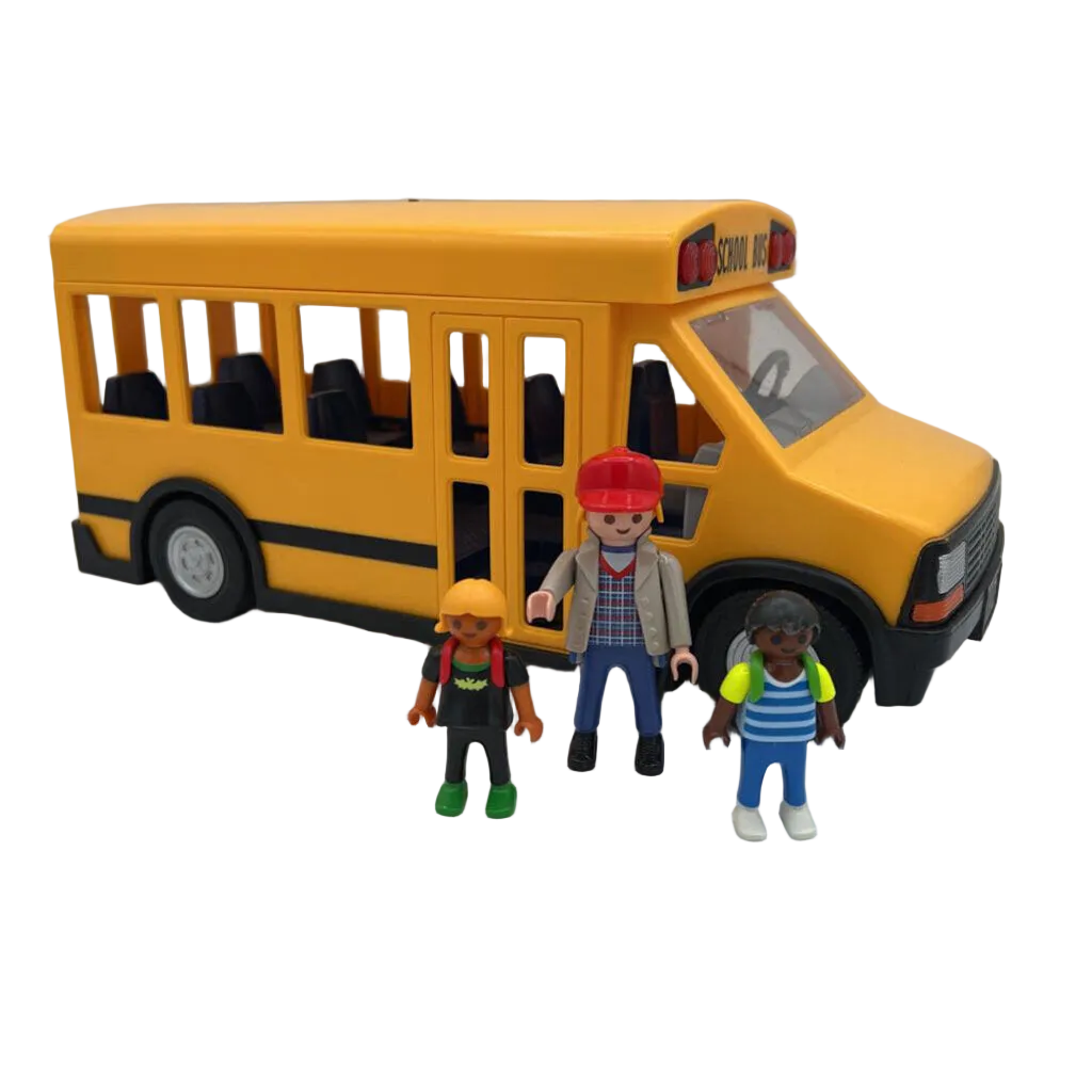 School Bus/ Missing 1 Kid & Stop Sign