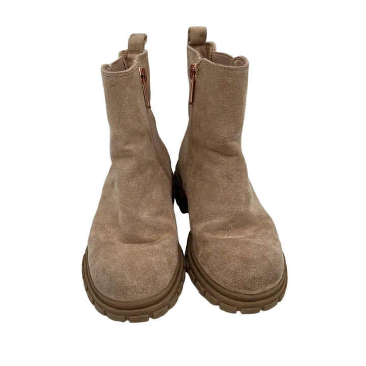 Lil Cora Chelsea Boots: Gold Sparkle