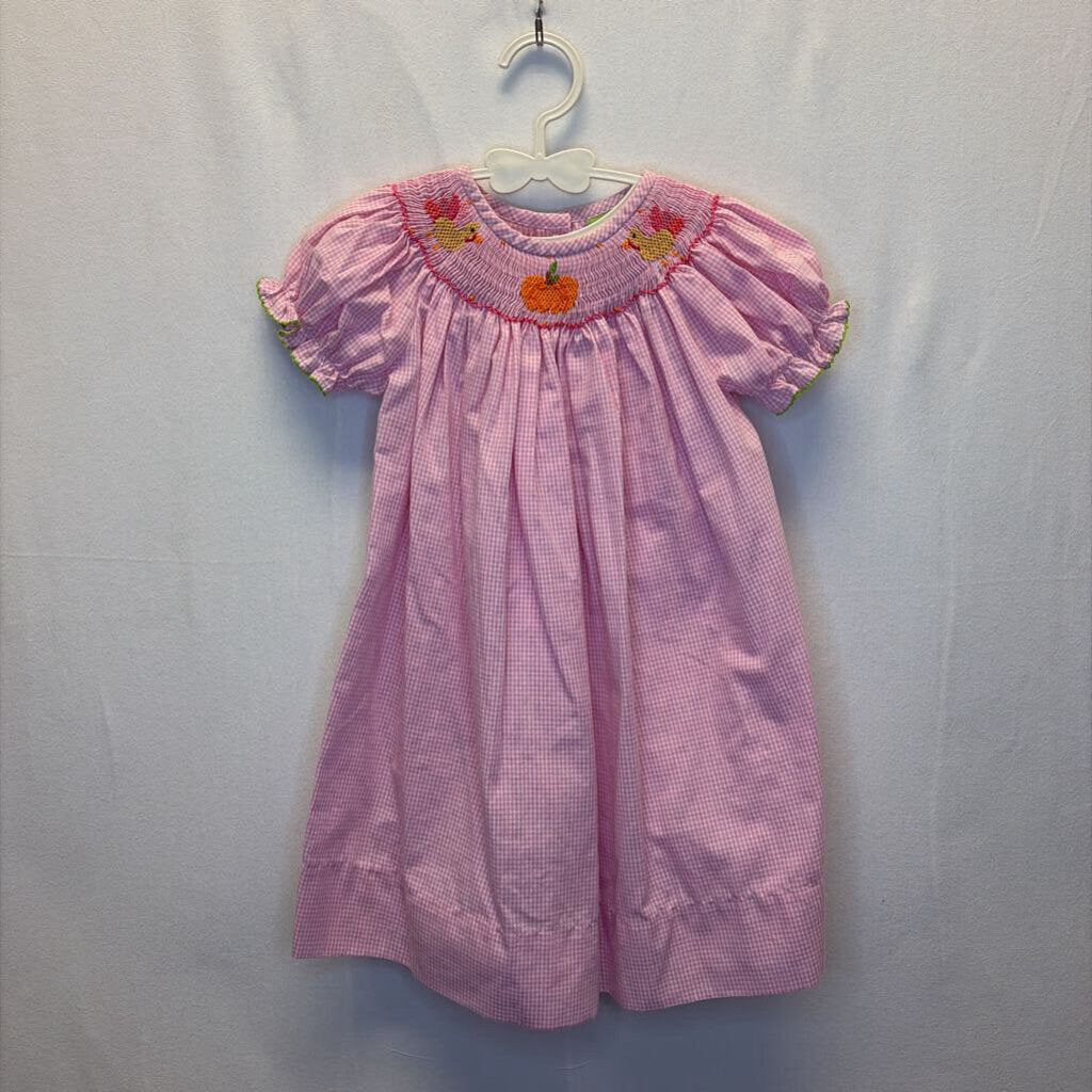 SS Smocked Dress/ Thanksgiving