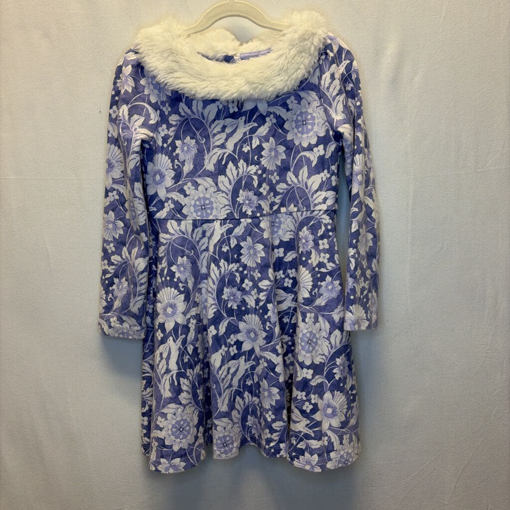 LS Dress/ Faux Fur Collar