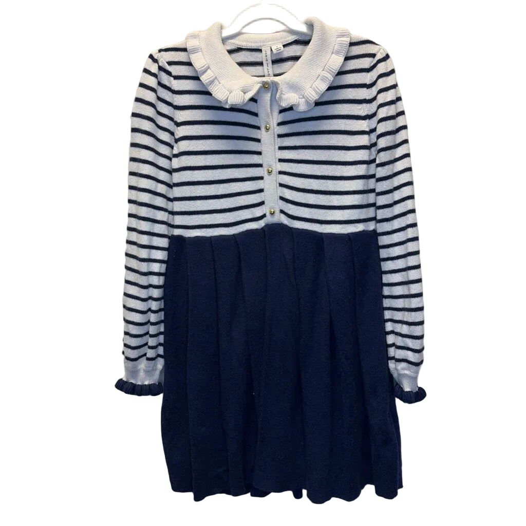 LS Collared Sweater Dress/ Buttons