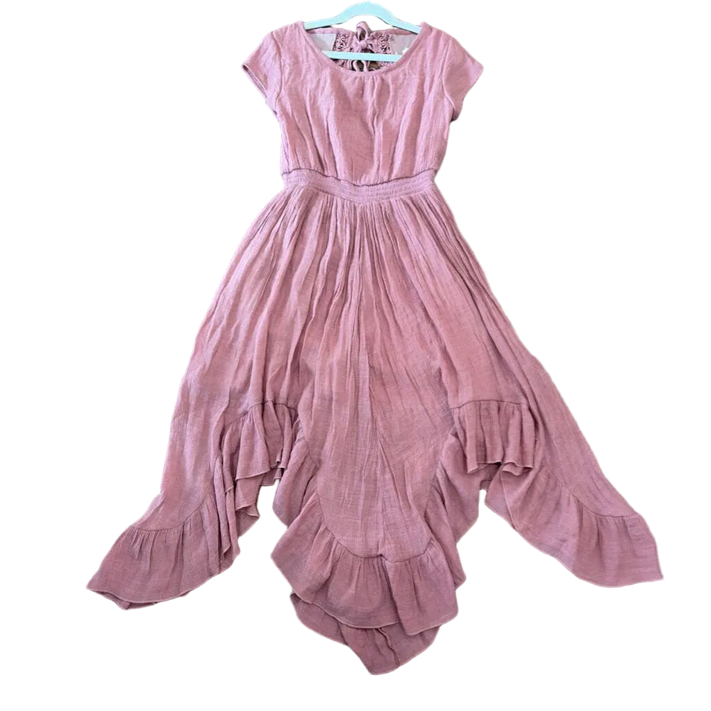 Sleeveless Boho Dress/ Tie Back