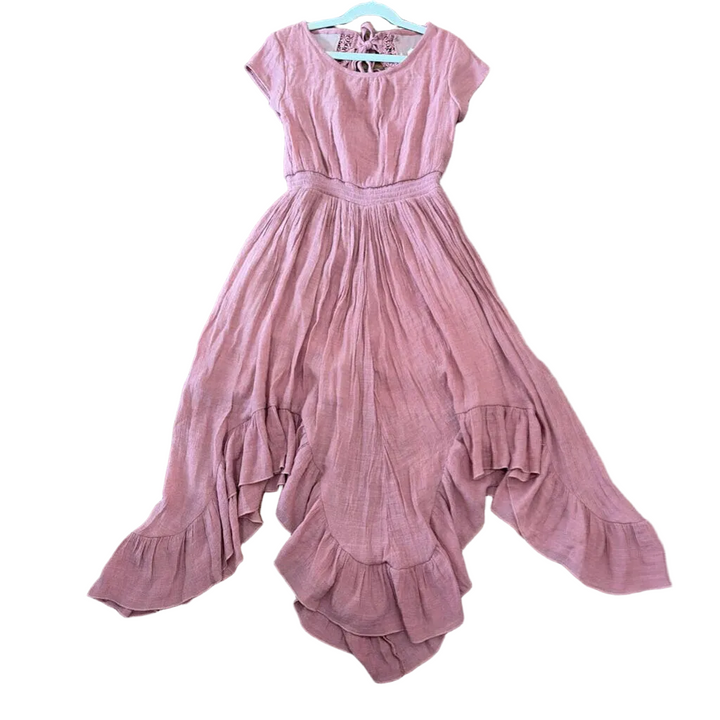 Sleeveless Boho Dress/ Tie Back