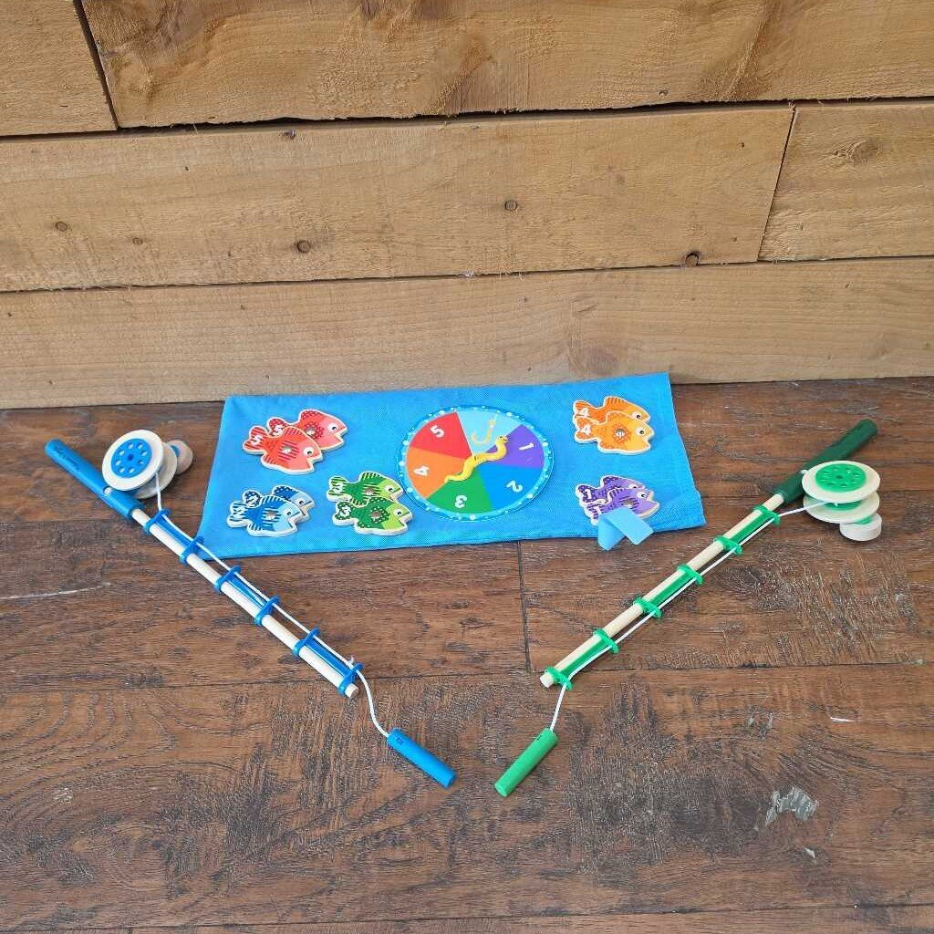 Wooden Magnetic Fishing Game