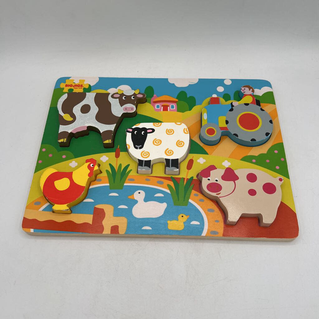Chunky Wooden Farm Puzzle