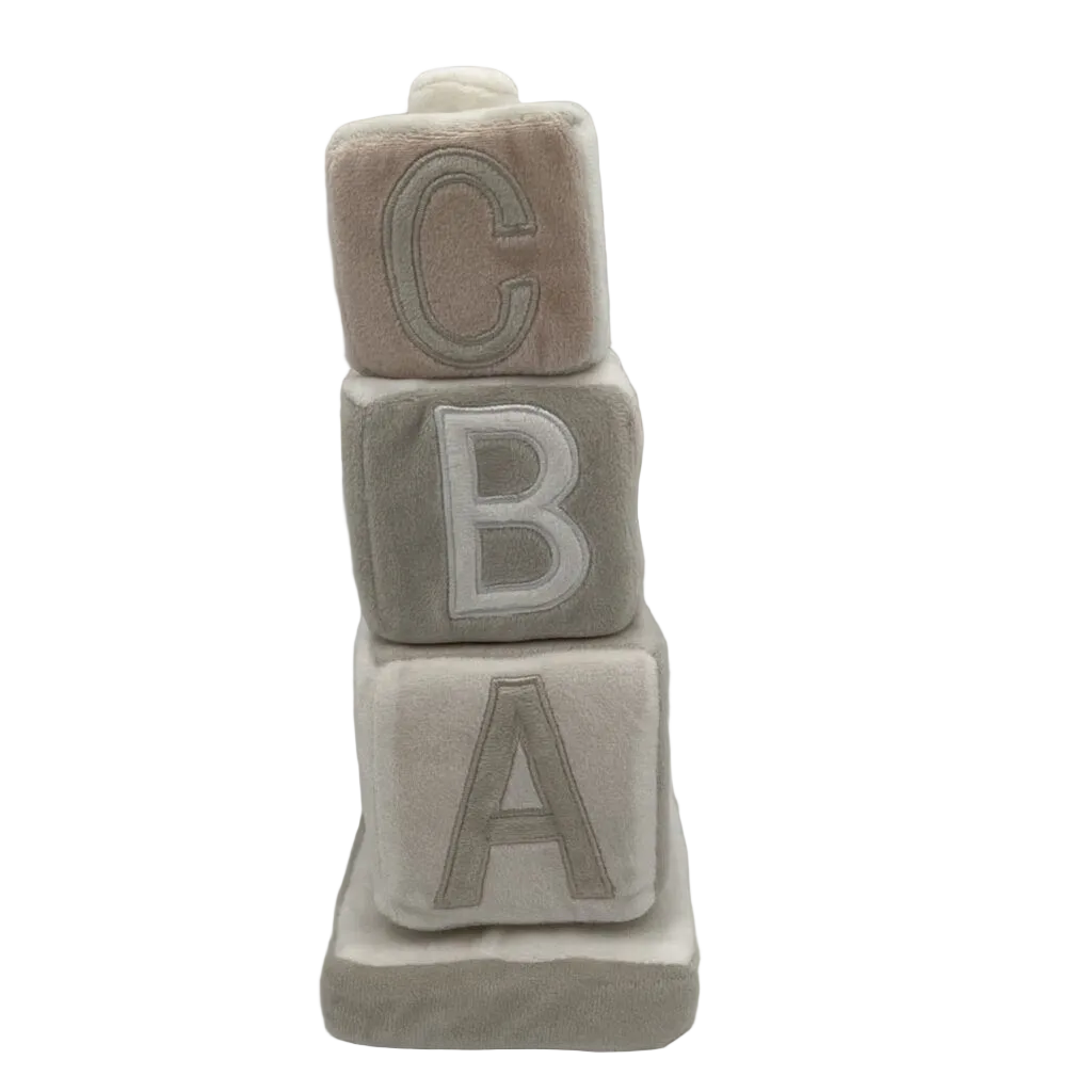 Kids Plush ABC/123 Block Stacker
