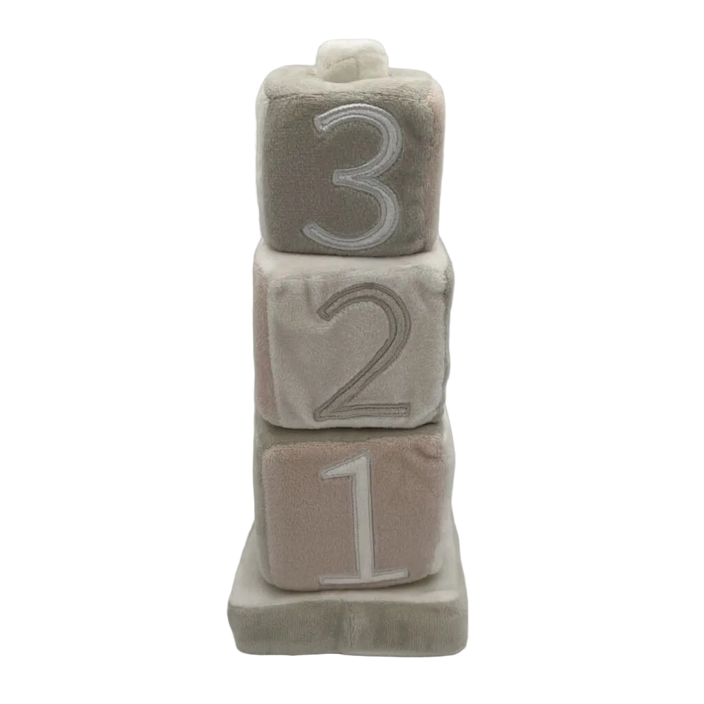 Kids Plush ABC/123 Block Stacker