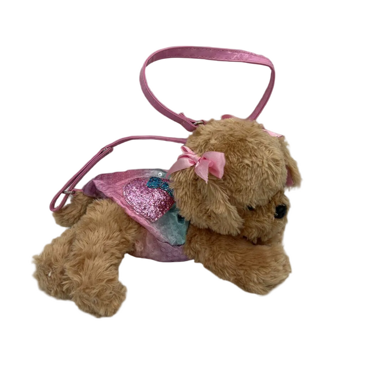 Puppy Dog Plush Shoulder Bag