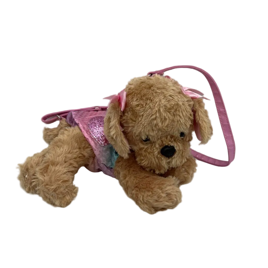 Puppy Dog Plush Shoulder Bag