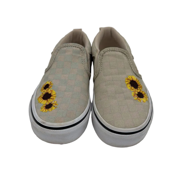 Tennis Slip On Sneakers/Sunflowers
