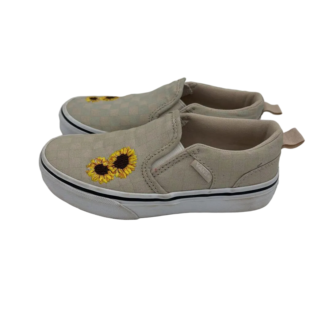 Tennis Slip On Sneakers/Sunflowers