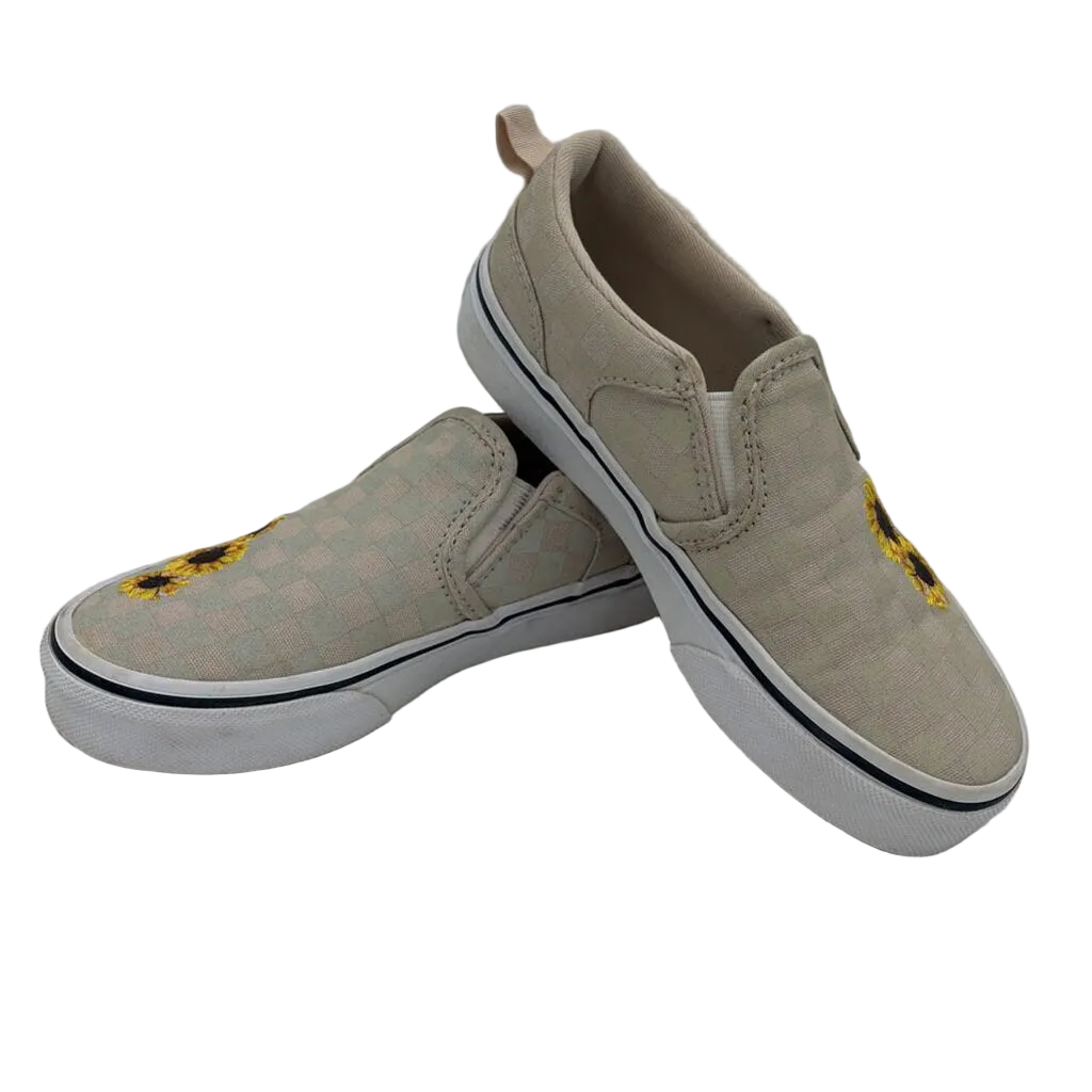 Tennis Slip On Sneakers/Sunflowers