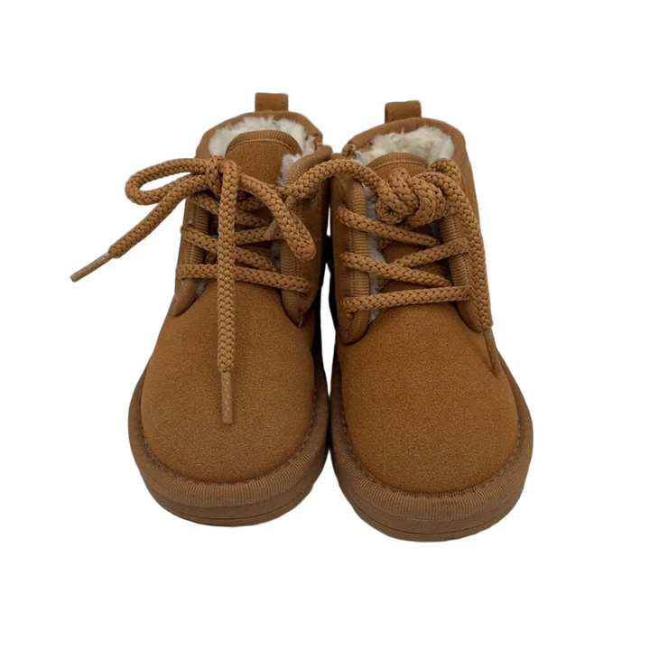 Lace Up Suede Style Boots