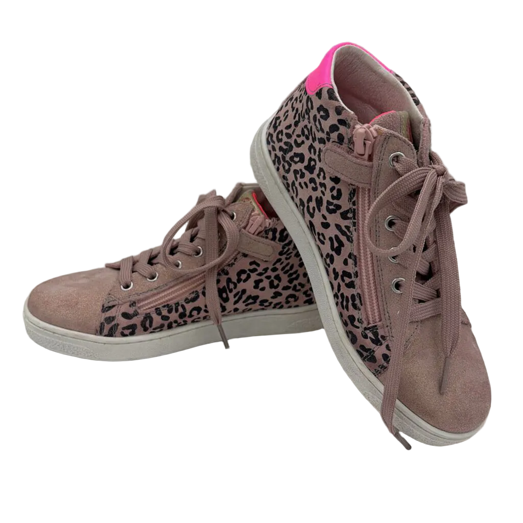 High Top Sneakers/ Glitter Leopard