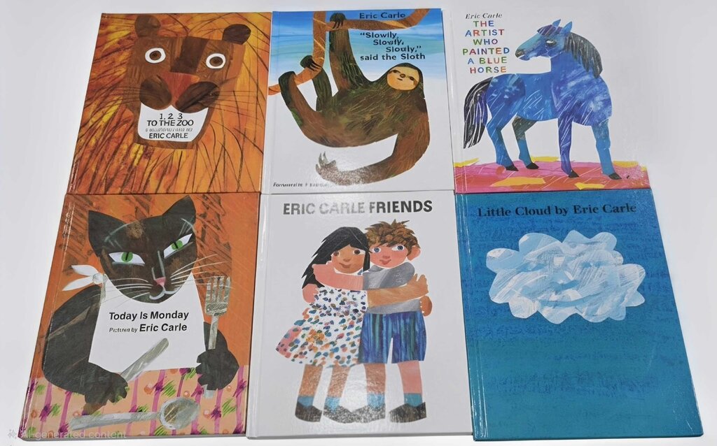 Eric Carle 6 Book Set/ No Box