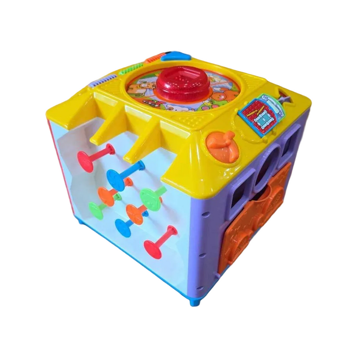 Peek-A-Block Incrediblock Activity Center & 8 Blocks