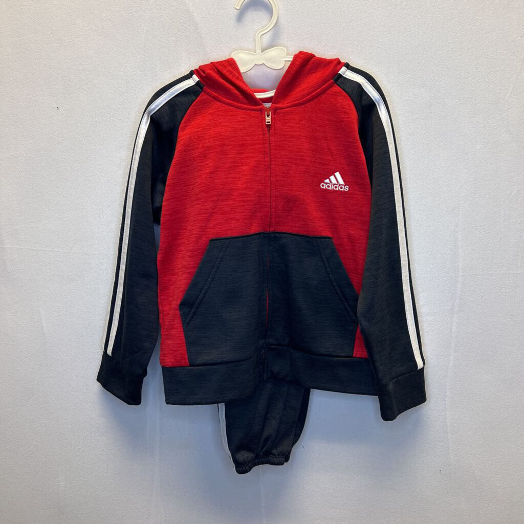 Elastic Waist Track Pants / Striped Side