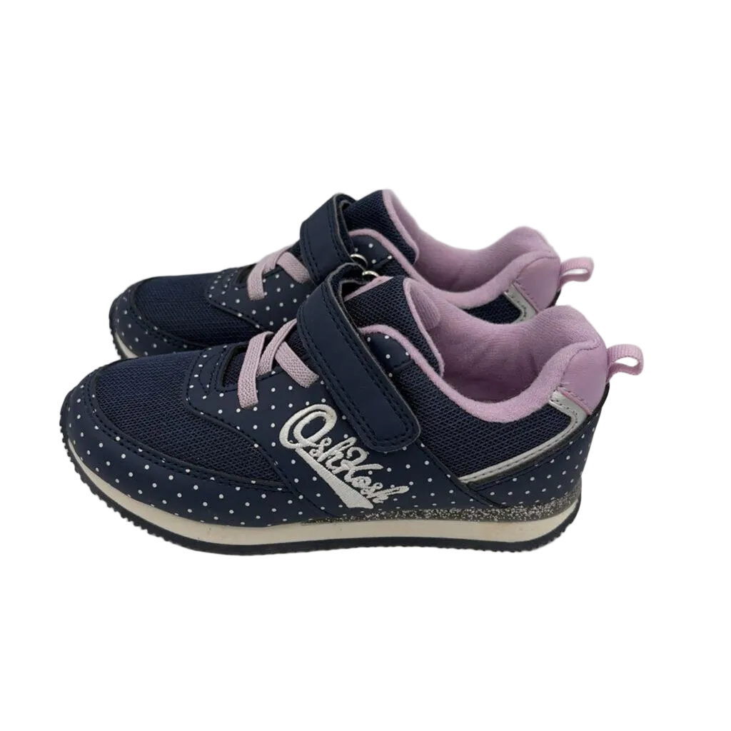 Pull On Sneakers/ Polk-a-Dot/ Velcro