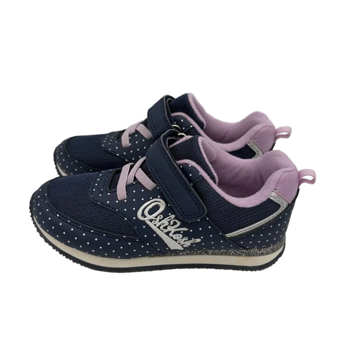 Pull On Sneakers/ Polk-a-Dot/ Velcro