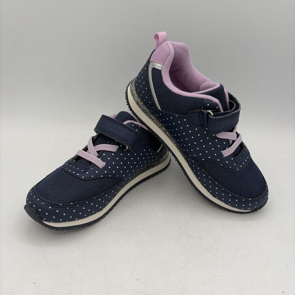 Pull On Sneakers/ Polk-a-Dot/ Velcro