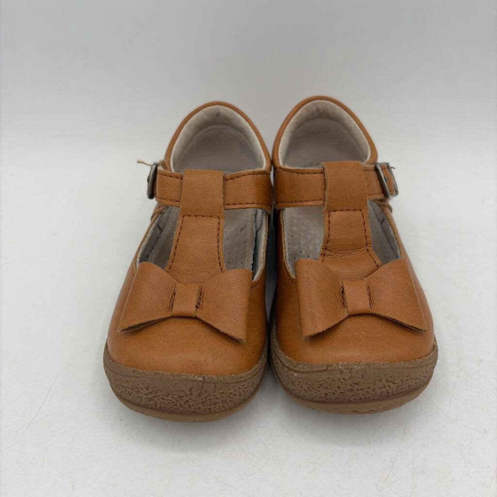 Leather Emma Bow T-Strap Mary Janes
