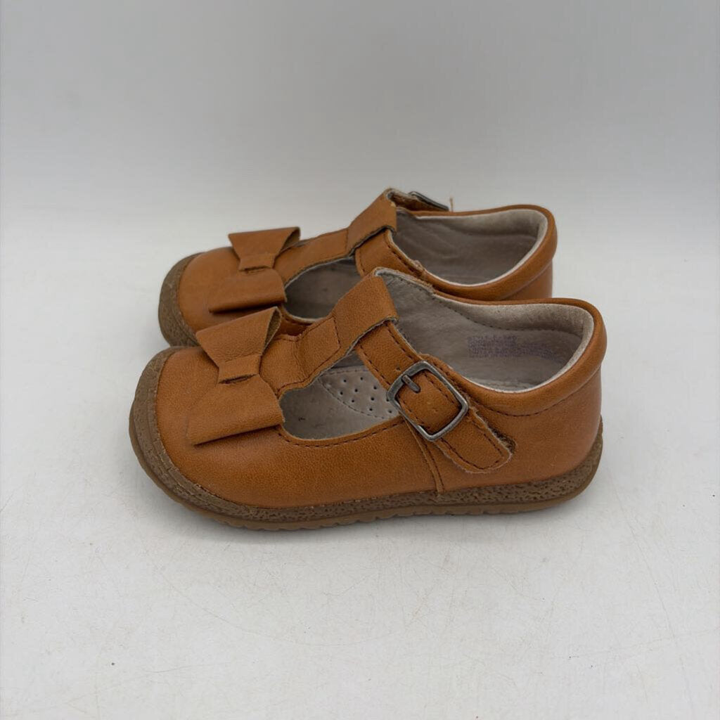 Leather Emma Bow T-Strap Mary Janes