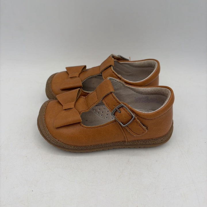 Leather Emma Bow T-Strap Mary Janes