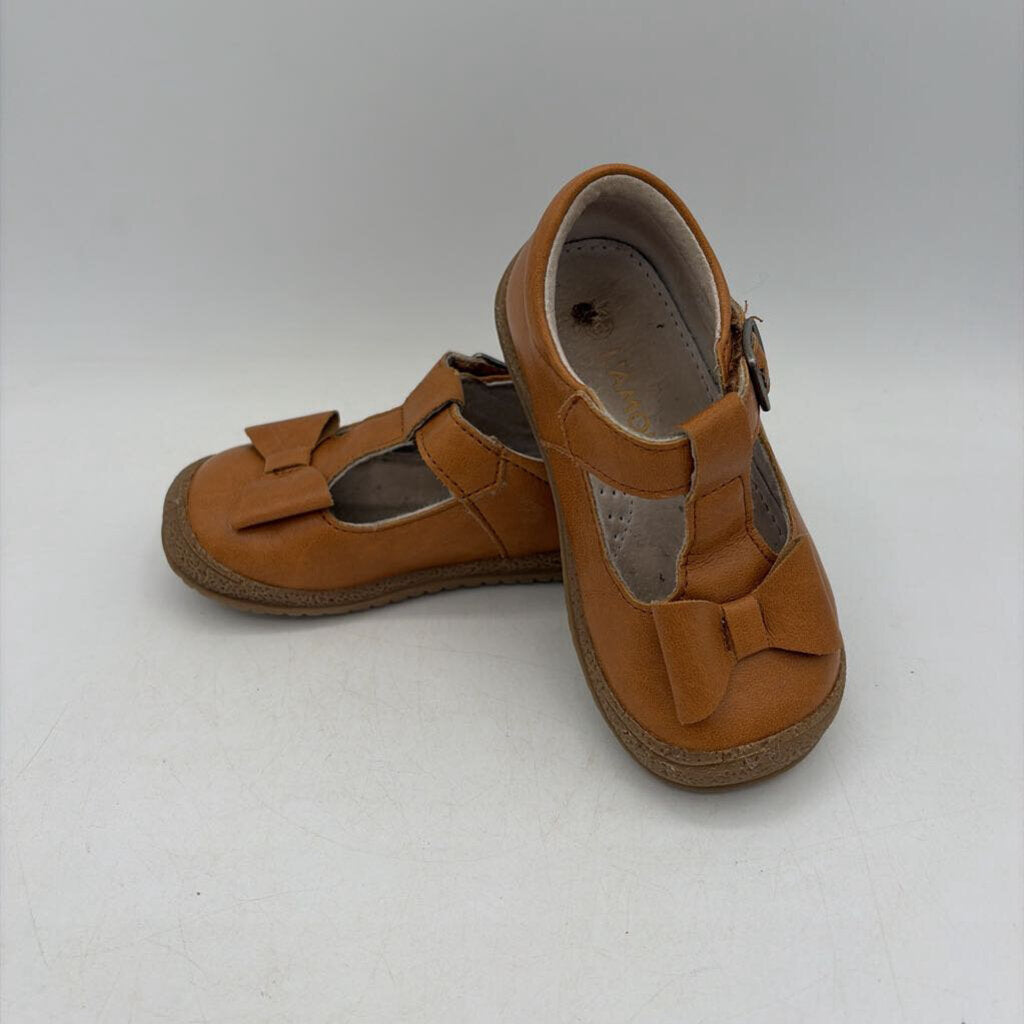 Leather Emma Bow T-Strap Mary Janes