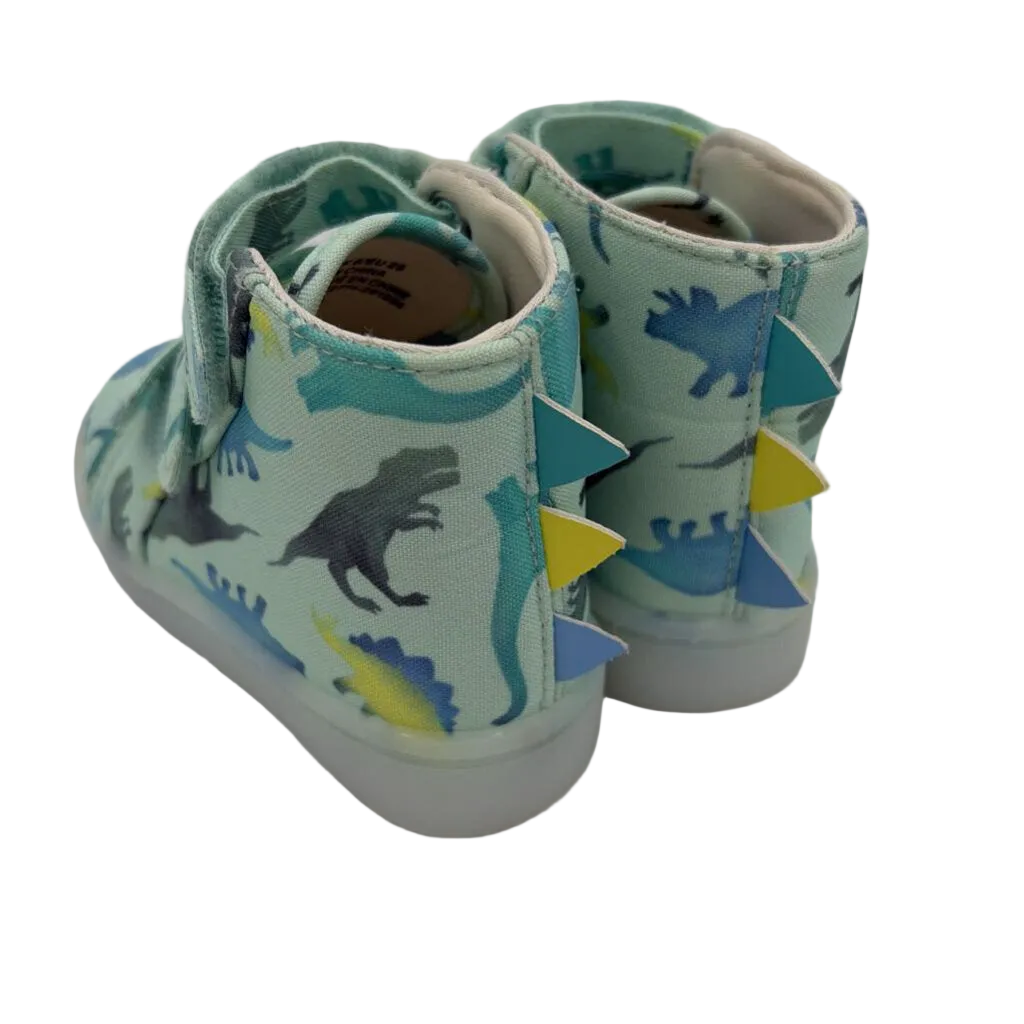 High Top Sneakers/ Dinosaurs/ Lights