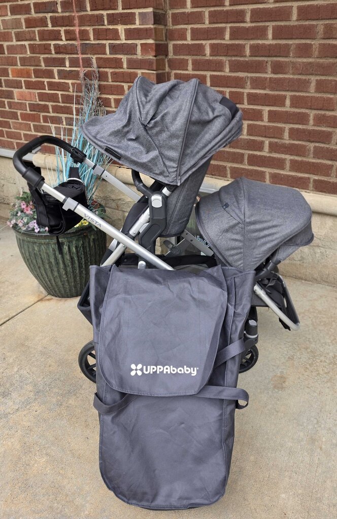 Vista Double Stroller & Bassinet