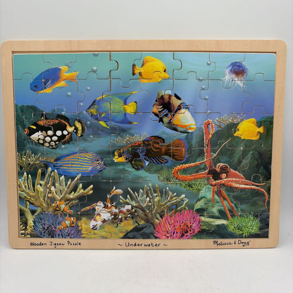 Wood Puzzle: Ocean Theme