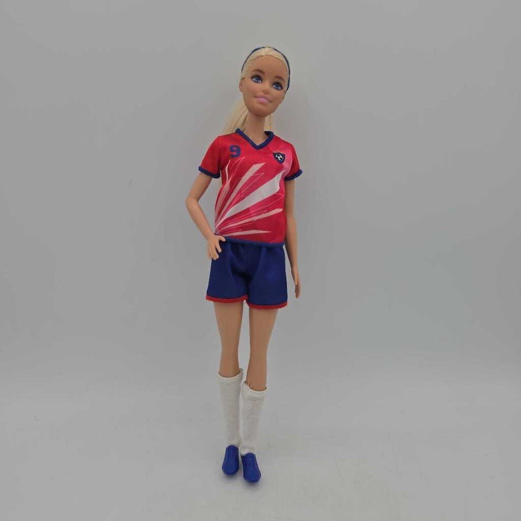 Barbie Doll: Soccer Red