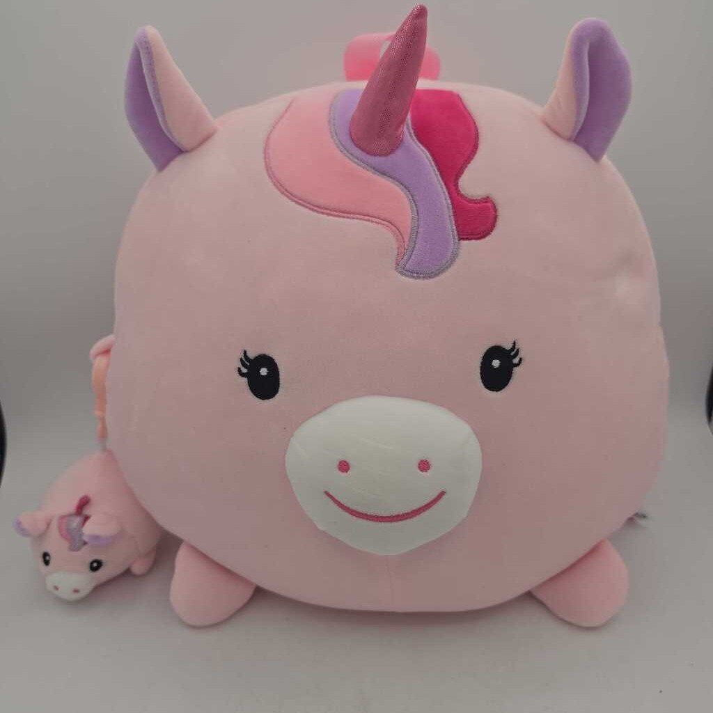 Smoochy Pals Pink Unicorn Backpack
